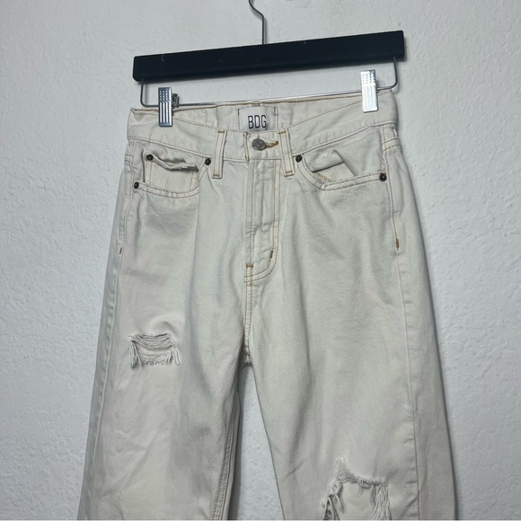 BDG Cowboy Distressed Relaxed Straight Leg Jeans - Picture 3 of 9